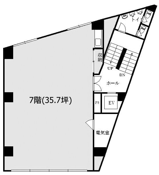 KJ南池袋ビル7F 間取り図