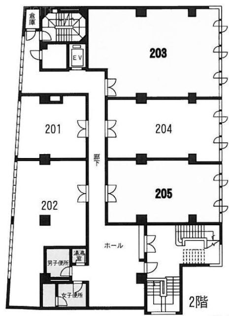 目黒西口マンション2号館205 間取り図