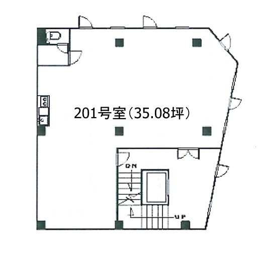 ニュー竹ノ塚ビル201 間取り図