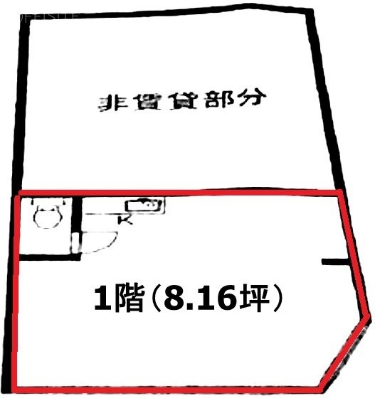 石森店舗1F 間取り図