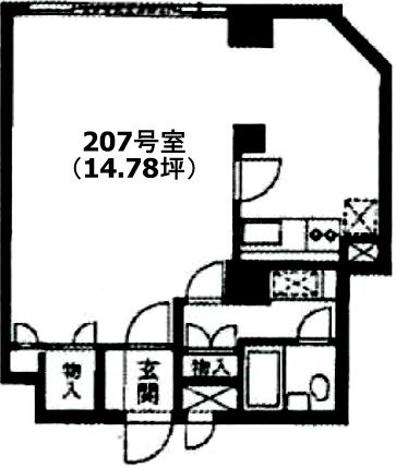 グランフォーレ207 間取り図