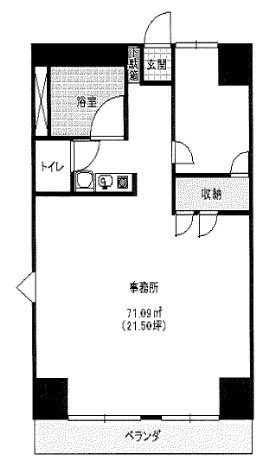 パーシモン・チバ501 間取り図
