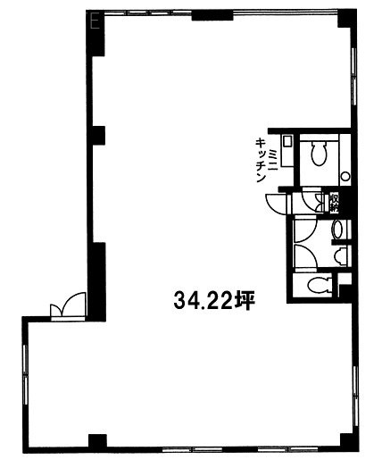 フォンテル青山ビル101 間取り図