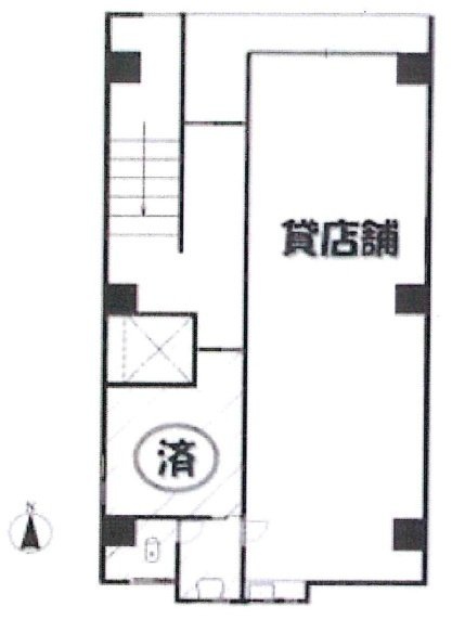 田原ビル1F 間取り図