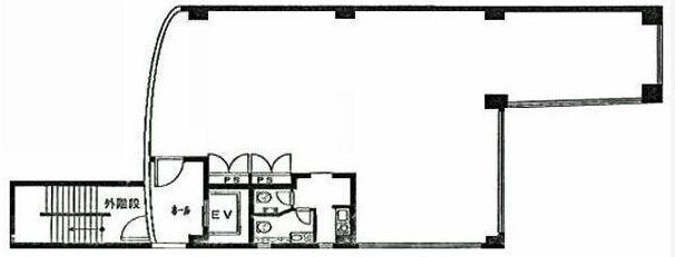 若葉大原ビル3F 間取り図