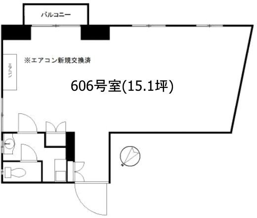 原宿タウンホーム606 間取り図