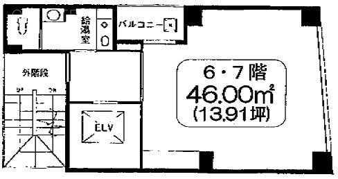 本郷春木町ビル7F 間取り図