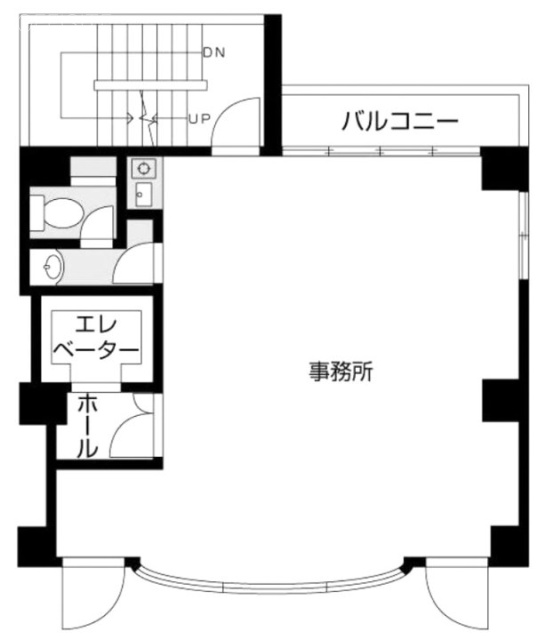 恵比寿ACTビル2F 間取り図