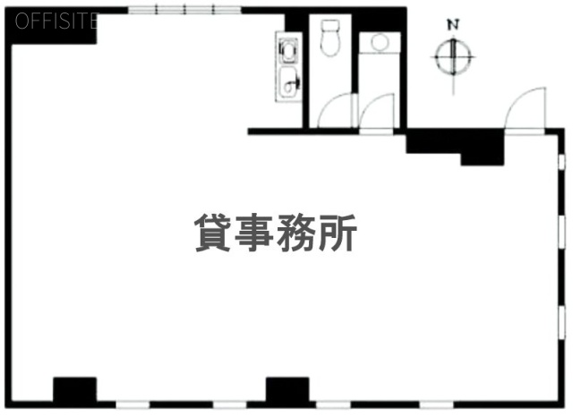 岩上ビル2F 間取り図