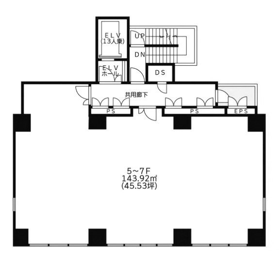 マイホーム錦糸7F 間取り図