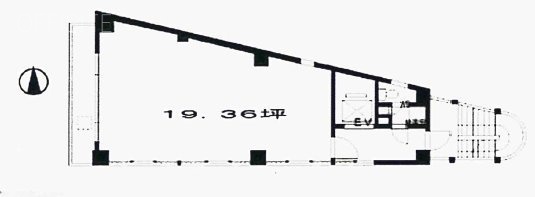 南大塚KMビル4F 間取り図