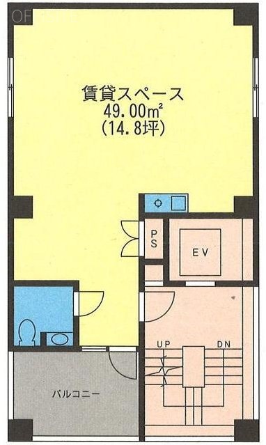 ポラリスビル8F 間取り図