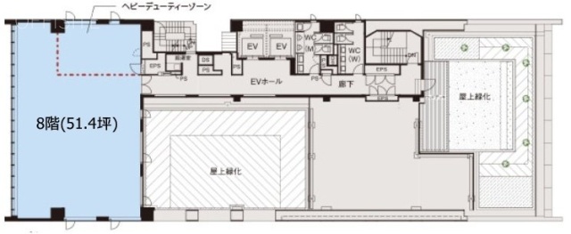 品川キャナルビル8F 間取り図