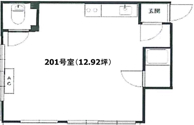 MYK四谷2丁目ビル201 間取り図