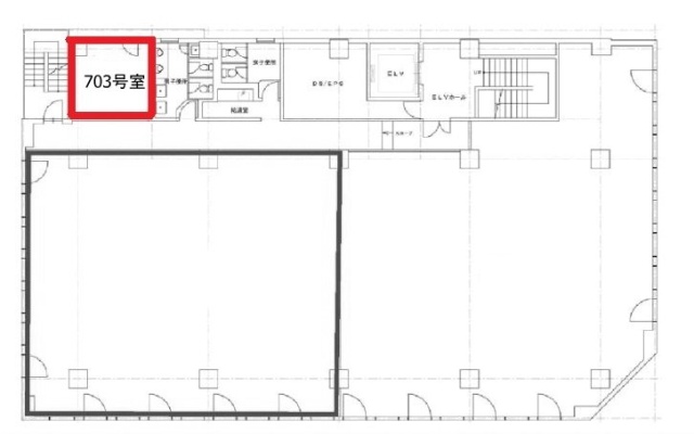 AーRISE御徒町703 間取り図