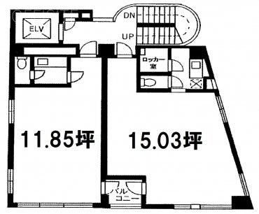 SHINTOMI BLDG.601 間取り図