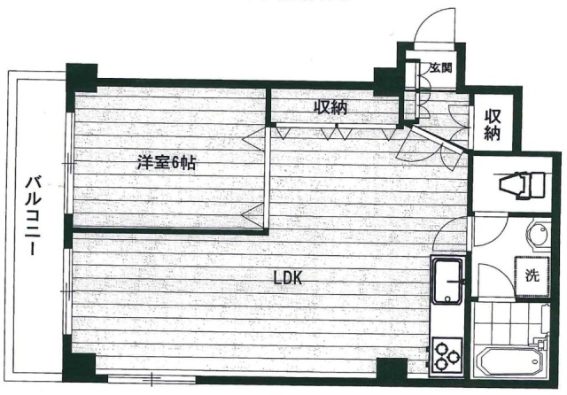 原宿ニュースカイハイツビル4F 間取り図