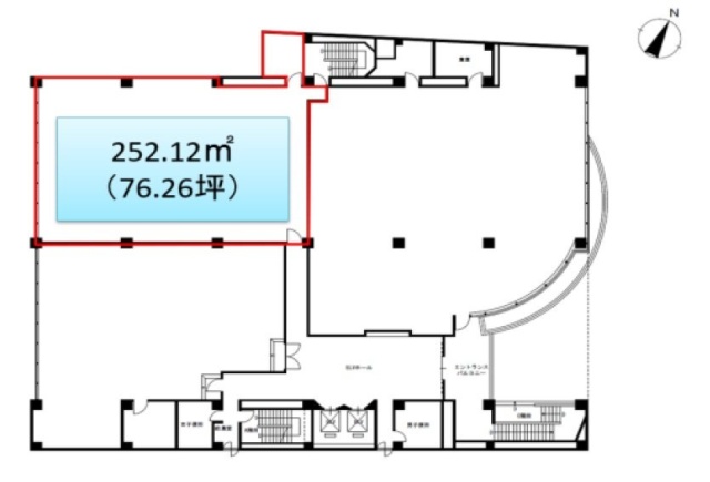 プレミア横浜西口ビル2F 間取り図