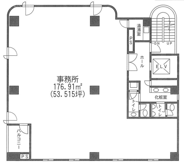 赤坂水野ビル2F 間取り図