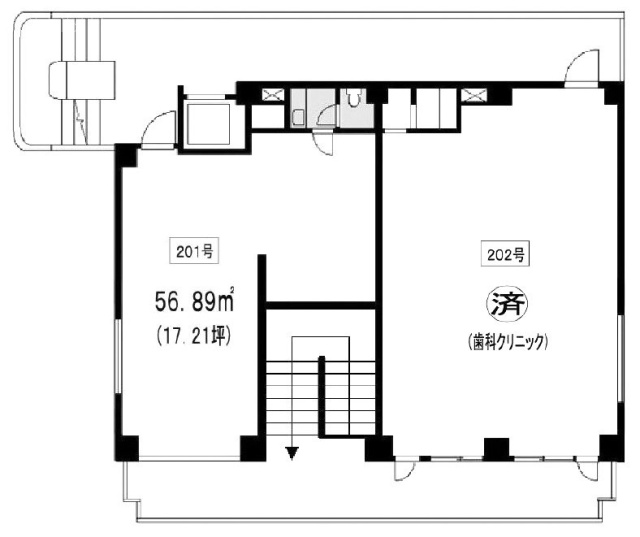 千恵ビル201 間取り図