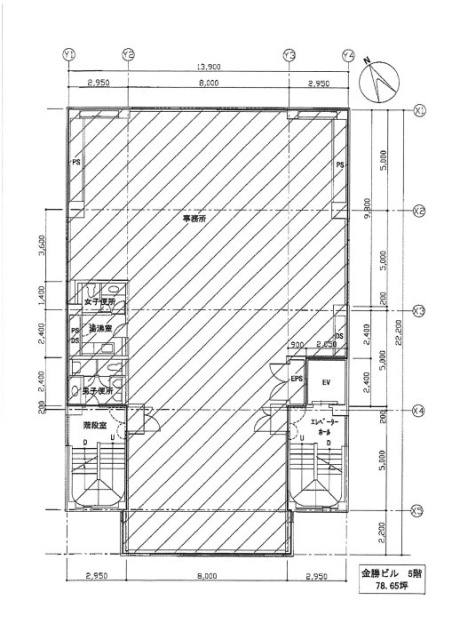 金勝ビル5F 間取り図