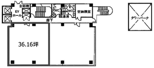 中目黒GS第1ビル7F 間取り図