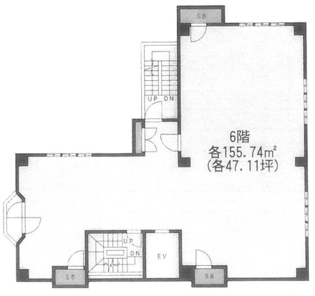 ラペビル6F 間取り図