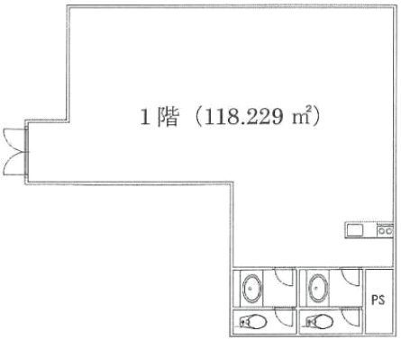 新宿第7葉山ビル1F 間取り図