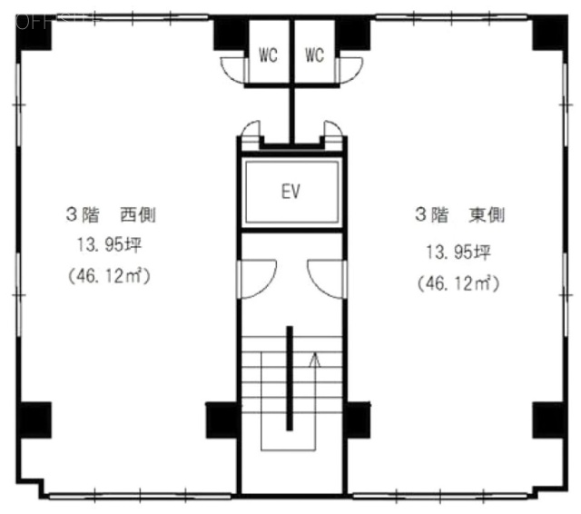 滝上ビル3F 間取り図