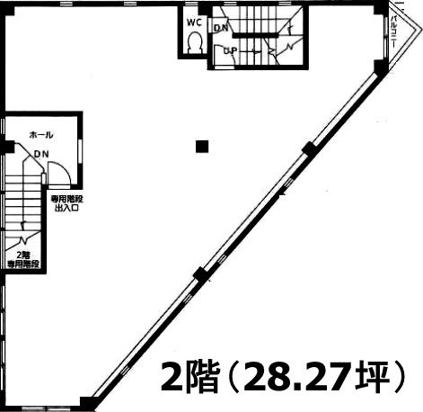 新小岩2丁目貸店舗・事務所2F 間取り図