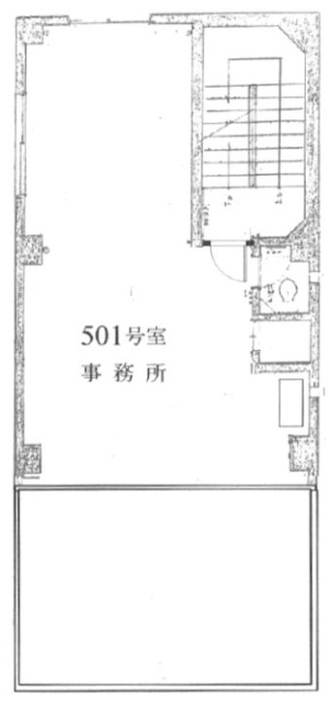深津ビル5F 間取り図