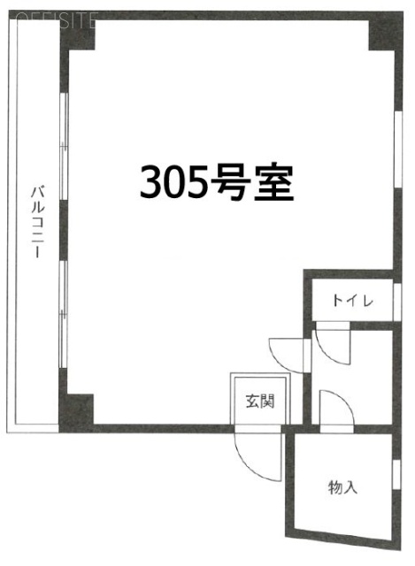 フジハウスビル305 間取り図
