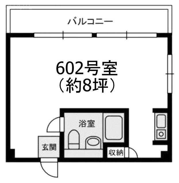 宮島ビル602 間取り図