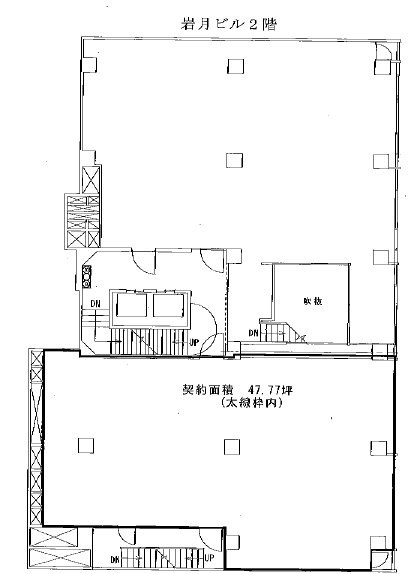 岩月ビル2F 間取り図