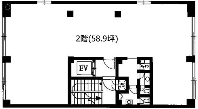 OF信濃町ビル2F 間取り図