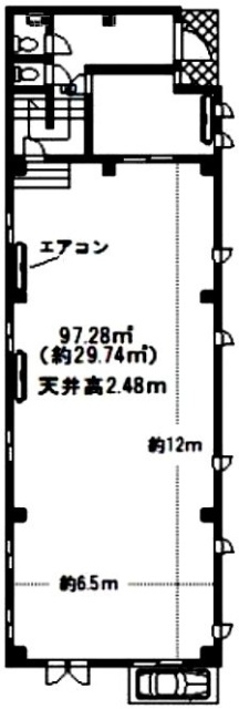 中野ビル1F 間取り図