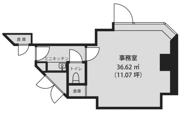 世田谷ビジネススクエアヒルズⅡ32 間取り図