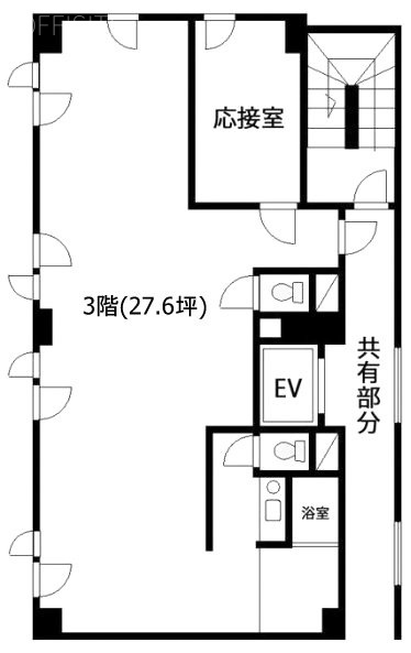 佐藤ビル3F 間取り図