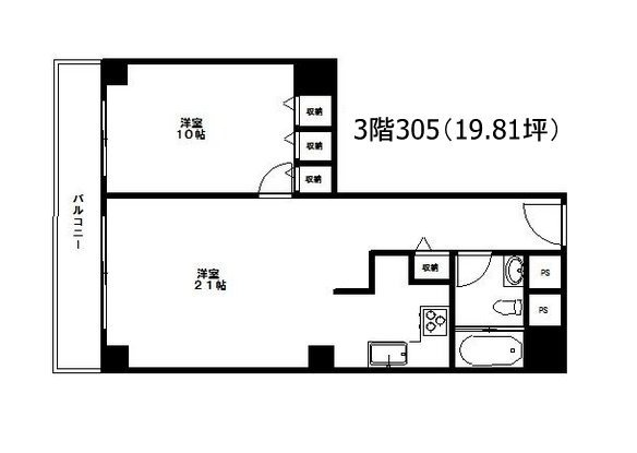 ウェストコート21305 間取り図