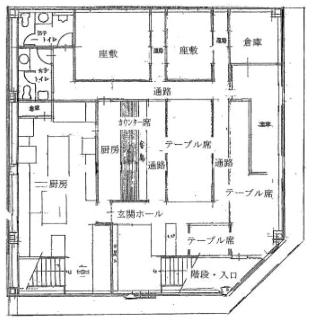 第3宮田ビルB1F 間取り図