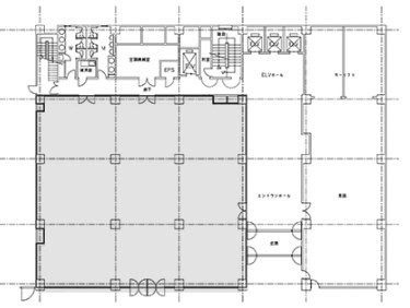 日本生命新橋ビル1F 間取り図