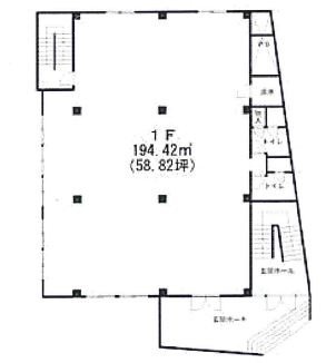 MCビル1F 間取り図