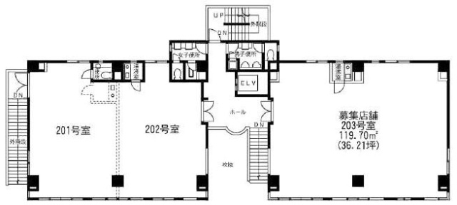 AKビル203 間取り図