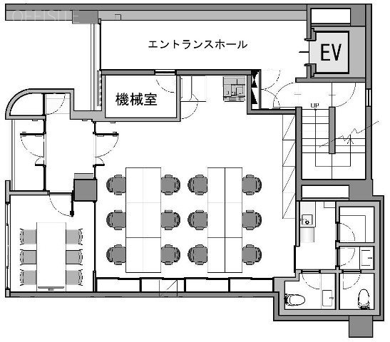 THE corner 水道橋1F 間取り図