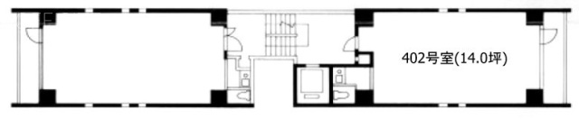 山崎ビル402 間取り図