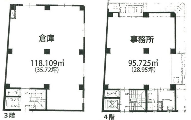 東帽子ビル4F 間取り図