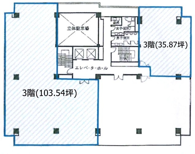 メットライフ柏ビル3F 間取り図