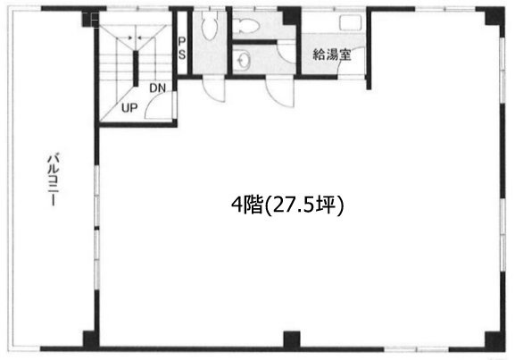 松岡ビル4F 間取り図