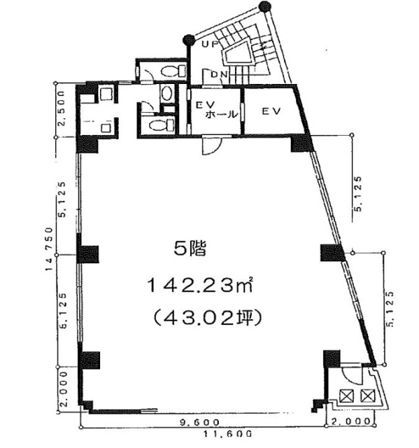 芝5ビル5F 間取り図