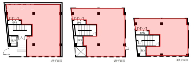 QC cube神宮前421B1F～2F 間取り図
